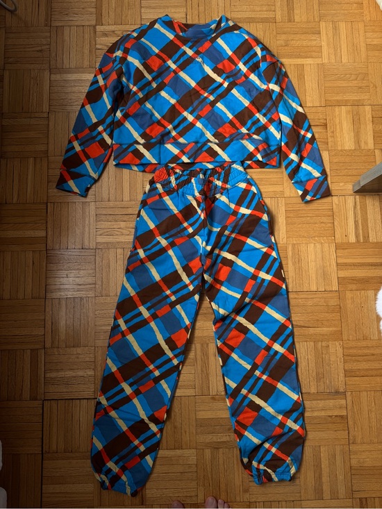 Simon Miller Other - Simon Miller Plaid Fleece Sweatshirt & Jogger Set Sz S